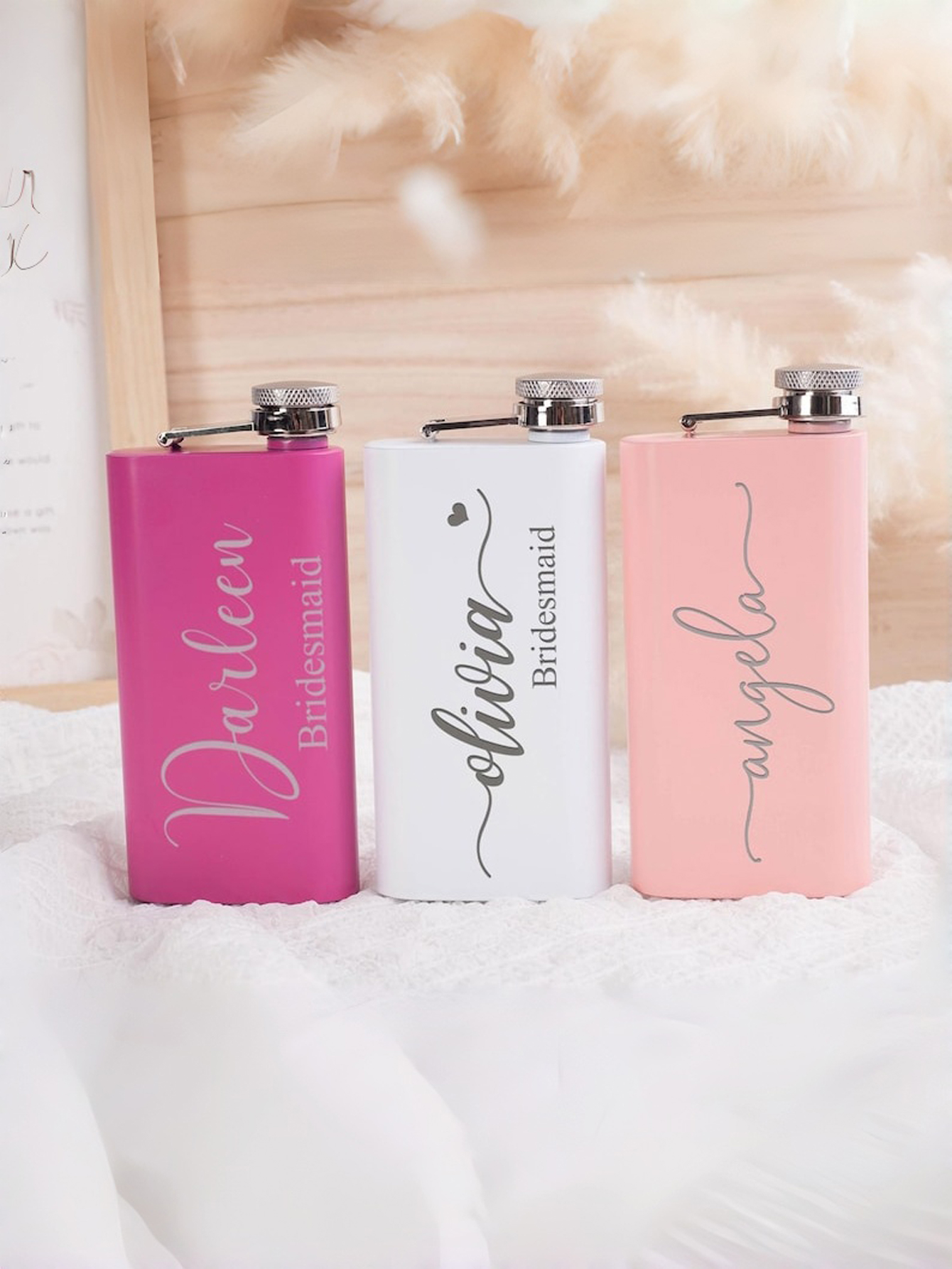 Personalized Laser-Engraved Hip Flask